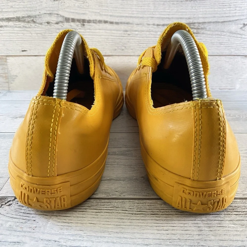 Converse Shoes Unisex Mens 9 Womens 11 Yellow Rubber All Star Rain Gear Low Top